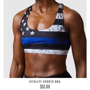 Born Primitive American Flag/Police sports bra